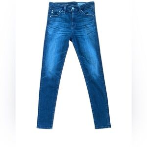 AG the Farrah high-rise skinny crop jeans 25